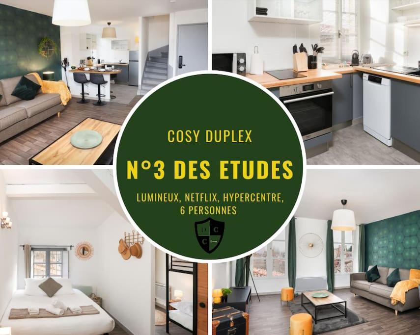 Apartament N3 Des Etudes Duplex Hypercentre Wifi Conciergeriedamecarcas Carcassonne Zewnętrze zdjęcie