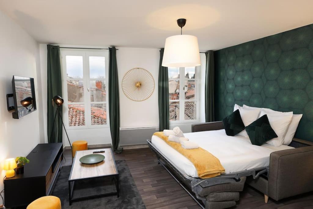 Apartament N3 Des Etudes Duplex Hypercentre Wifi Conciergeriedamecarcas Carcassonne Zewnętrze zdjęcie